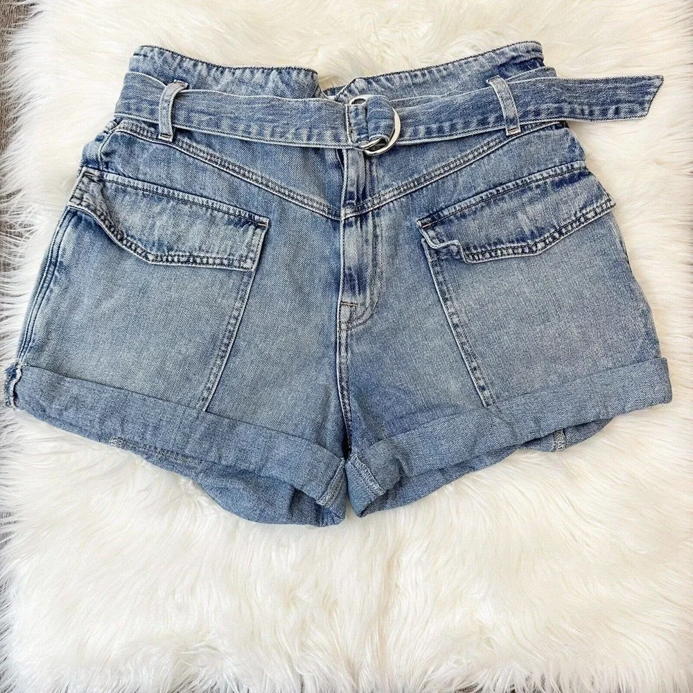 Johnathan Simkhai Standard Sierra Utility‎ Shorts Womens 30 Manhattan Vintage